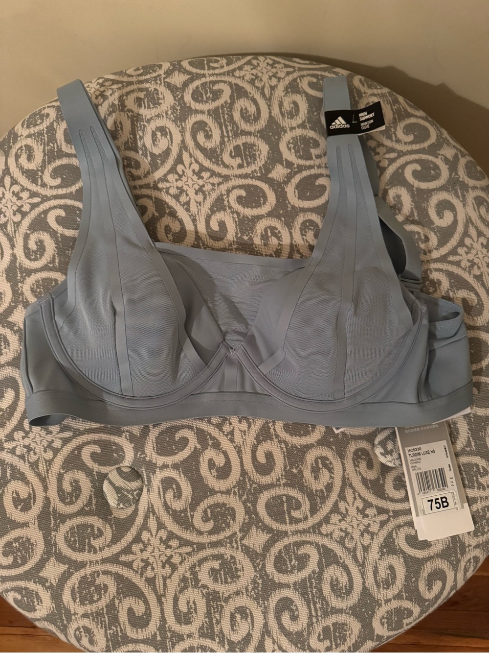 Adidas TLRD Impact Luxe High Support Training teal  Underwire Support Bra